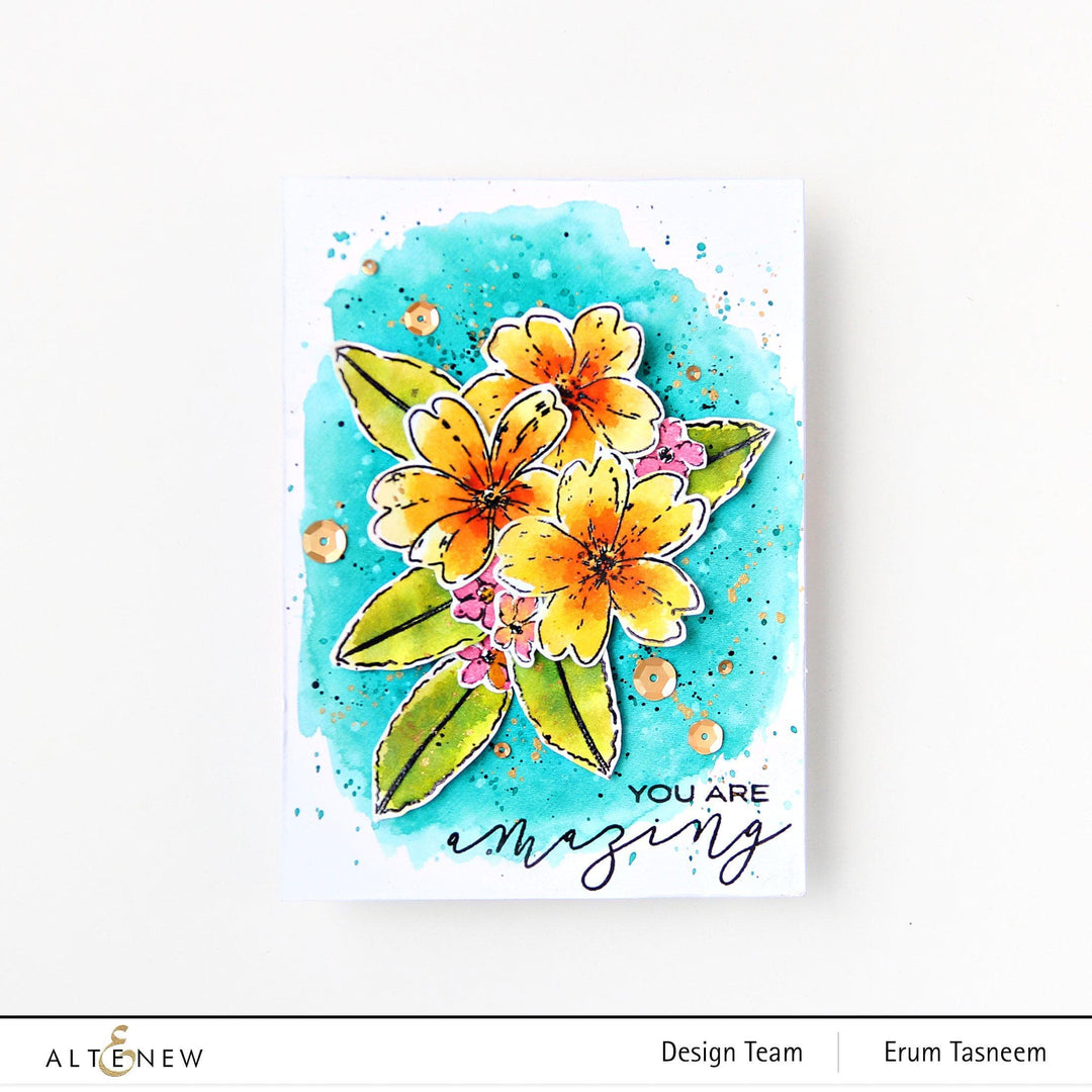 Altenew Build-A-Flower Set Build-A-Flower: Primrose Layering Stamp & Die Set