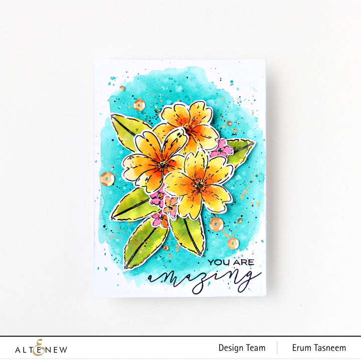Altenew Build-A-Flower Set Build-A-Flower: Primrose Layering Stamp & Die Set