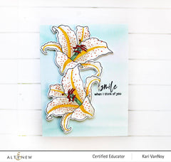 Altenew Build-A-Flower Set Build-A-Flower: Queen of the Lilies Layering Stamp & Die Set