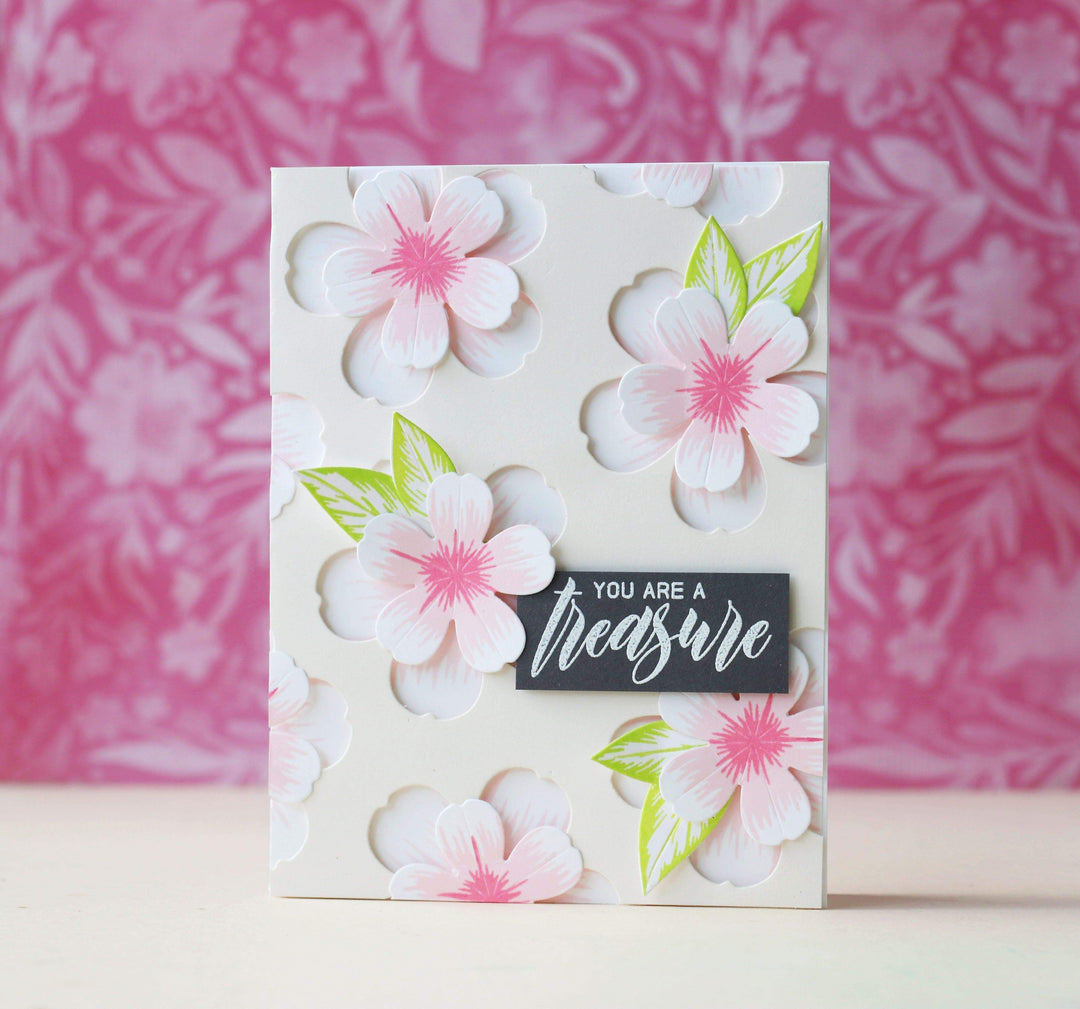 Altenew Build-A-Flower Set Build-A-Flower: Sakura Blossom Layering Stamp & Die Set