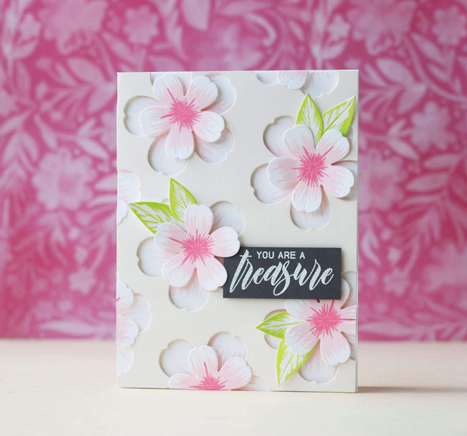 Altenew Build-A-Flower Set Build-A-Flower: Sakura Blossom Layering Stamp & Die Set