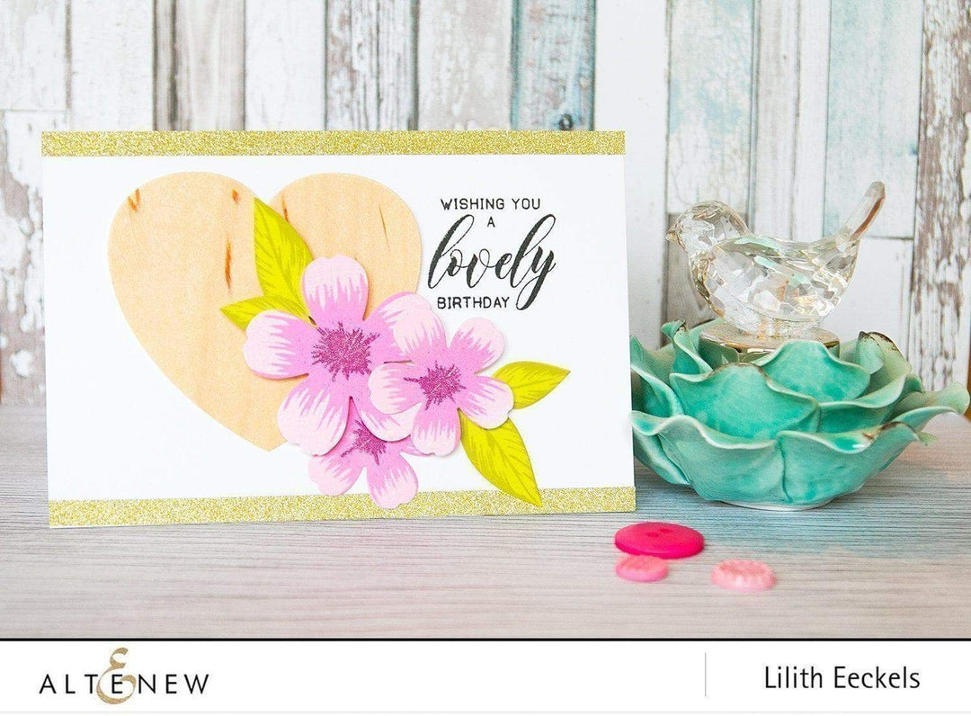 Altenew Build-A-Flower Set Build-A-Flower: Sakura Blossom Layering Stamp & Die Set