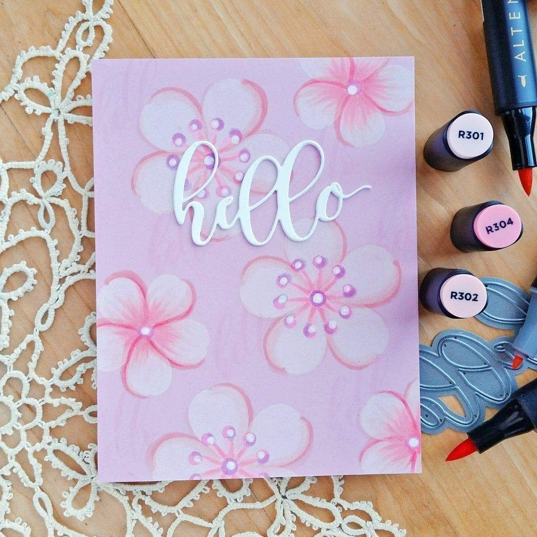 Altenew Build-A-Flower Set Build-A-Flower: Sakura Blossom Layering Stamp & Die Set