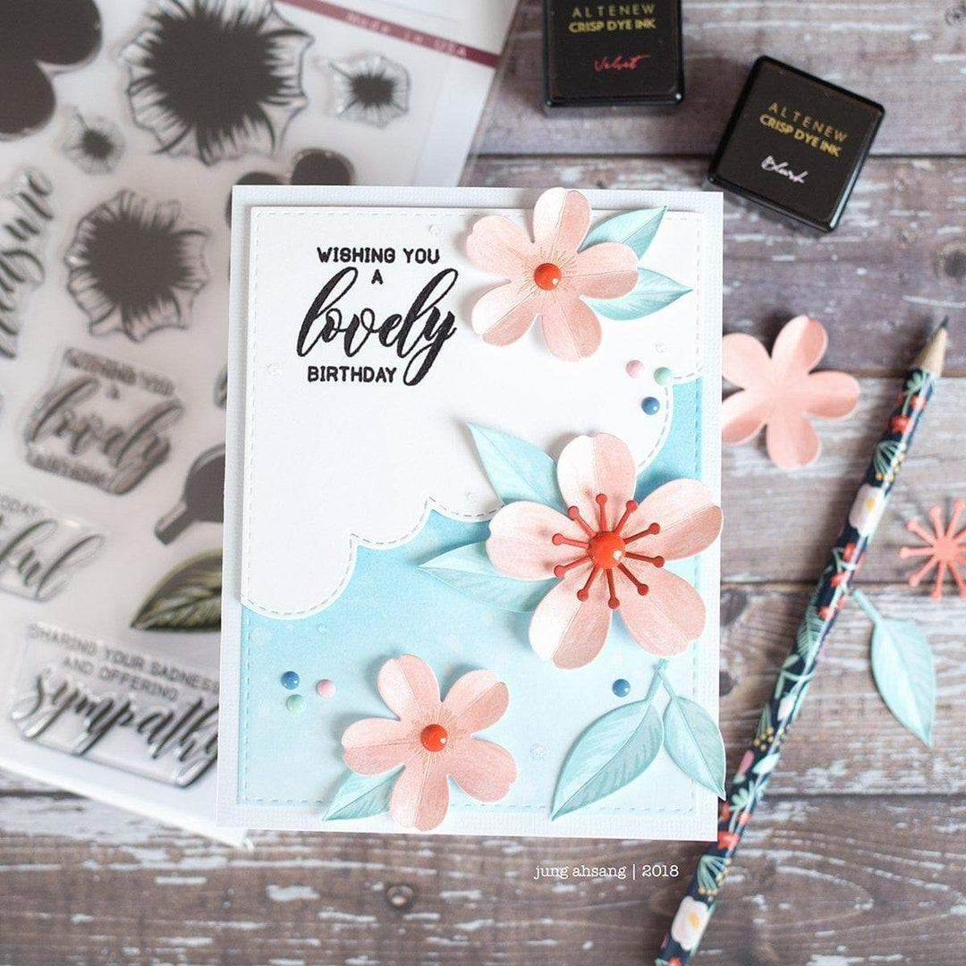 Altenew Build-A-Flower Set Build-A-Flower: Sakura Blossom Layering Stamp & Die Set