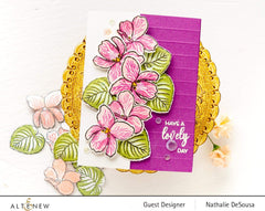 Altenew Build-A-Flower Set Build-A-Flower: Sweet Violet Layering Stamp & Die Set