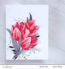 Altenew Build-A-Flower Set Build-A-Flower: Triumph Tulip Layering Stamp & Die Set