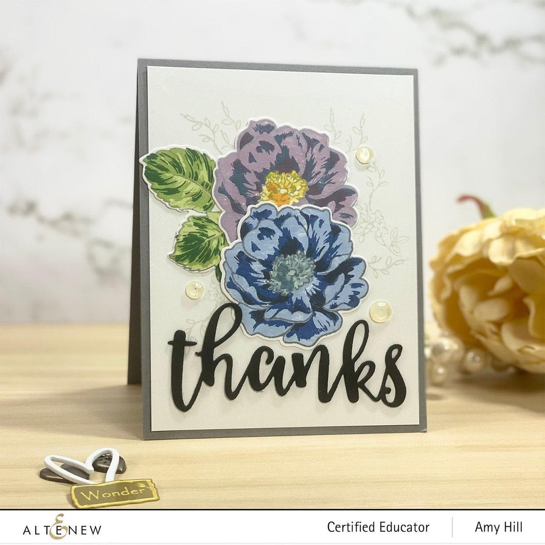 Altenew Build-A-Flower Set Build-A-Flower: Wild Rose Layering Stamp & Die Set