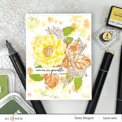 Altenew Build-A-Flower Set Build-A-Flower: Wild Rose Layering Stamp & Die Set