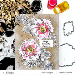 Altenew Build-A-Flower Set Build-A-Flower: Wild Rose Layering Stamp & Die Set