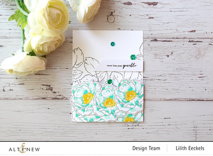 Altenew Build-A-Flower Set Build-A-Flower: Wild Rose Layering Stamp & Die Set