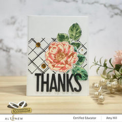 Altenew Build-A-Flower Set Build-A-Flower: Wild Rose Layering Stamp & Die Set