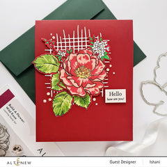Altenew Build-A-Flower Set Build-A-Flower: Wild Rose Layering Stamp & Die Set