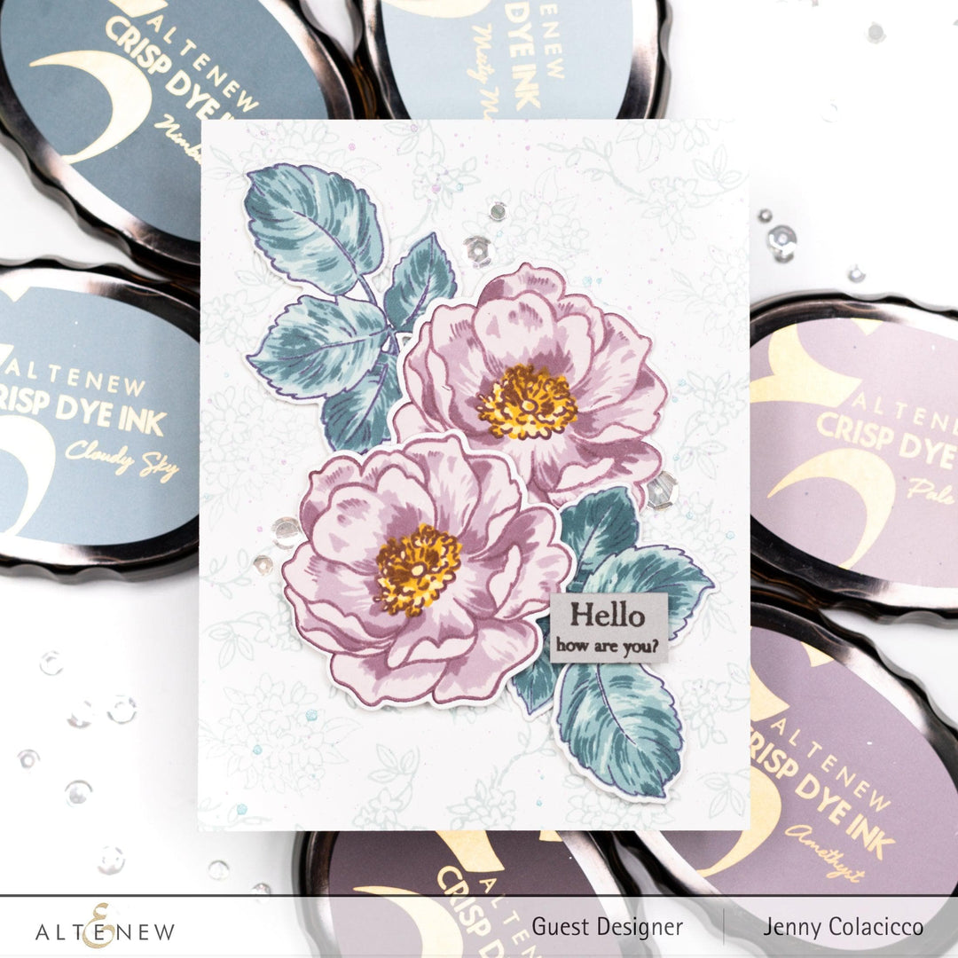 Altenew Build-A-Flower Set Build-A-Flower: Wild Rose Layering Stamp & Die Set