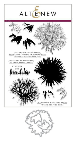 Altenew Build-A-Flower Set Z - Build-A-Flower: Aster Layering Stamp & Die Set