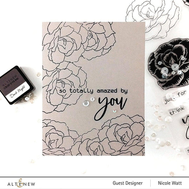 Altenew Build-A-Flower Set Build-A-Flower: Begonia Layering Stamp & Die Set & Ink Bundle