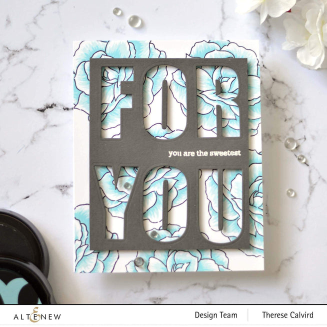 Altenew Build-A-Flower Set Build-A-Flower: Begonia Layering Stamp & Die Set & Ink Bundle