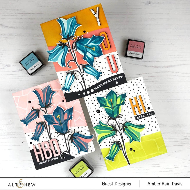 Altenew Build-A-Flower Set Z - Build-A-Flower: Bellflower Layering Stamp & Die Set