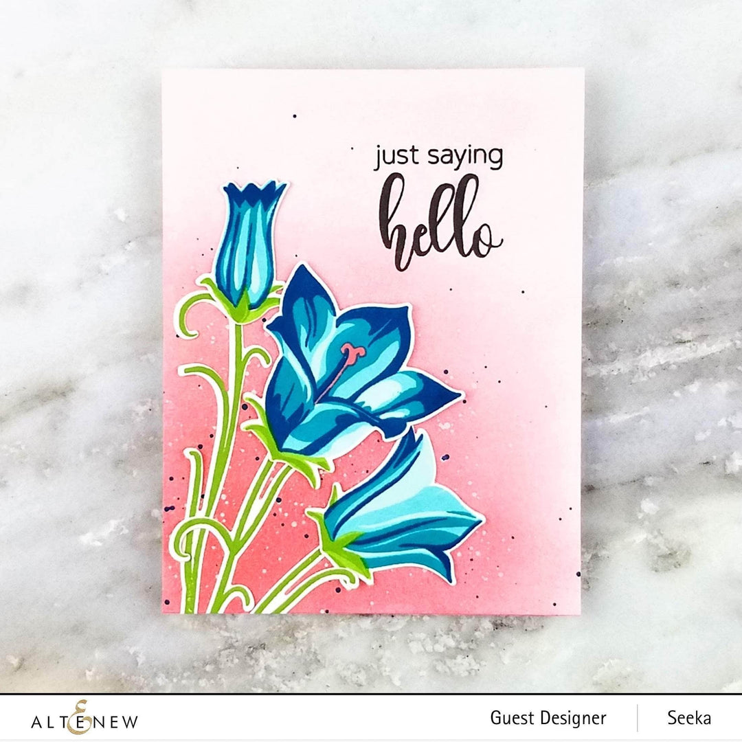 Altenew Build-A-Flower Set Z - Build-A-Flower: Bellflower Layering Stamp & Die Set