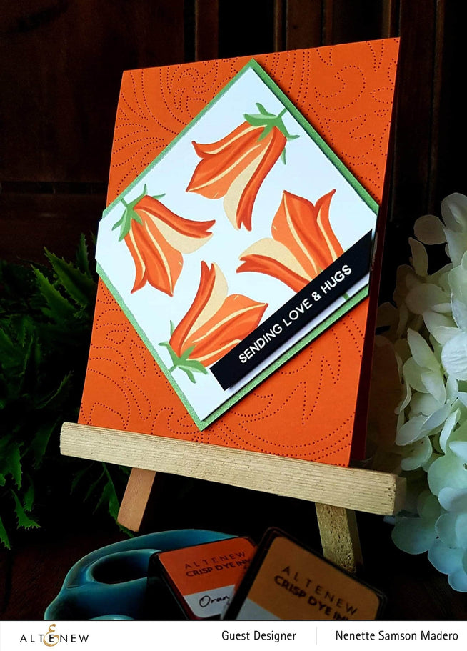 Altenew Build-A-Flower Set Z - Build-A-Flower: Bellflower Layering Stamp & Die Set & Ink Bundle