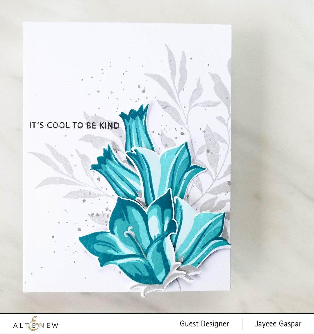 Altenew Build-A-Flower Set Z - Build-A-Flower: Bellflower Layering Stamp & Die Set & Ink Bundle