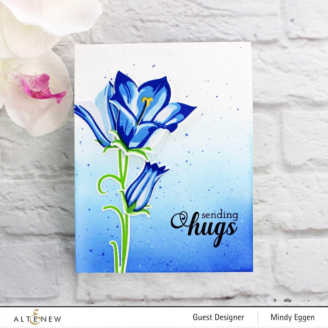 Altenew Build-A-Flower Set Z - Build-A-Flower: Bellflower Layering Stamp & Die Set & Ink Bundle
