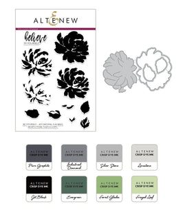 Altenew Build-A-Flower Set Build-A-Flower: Chrysanthemum Layering Stamp & Die Set & Ink Bundle