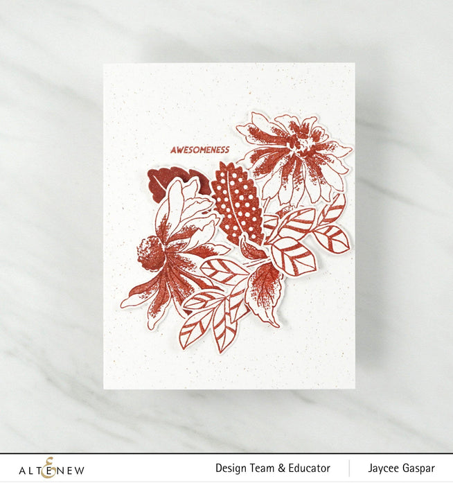 Altenew Build-A-Flower Set Build-A-Flower: Coneflower Layering Stamp & Die Set & Ink Bundle