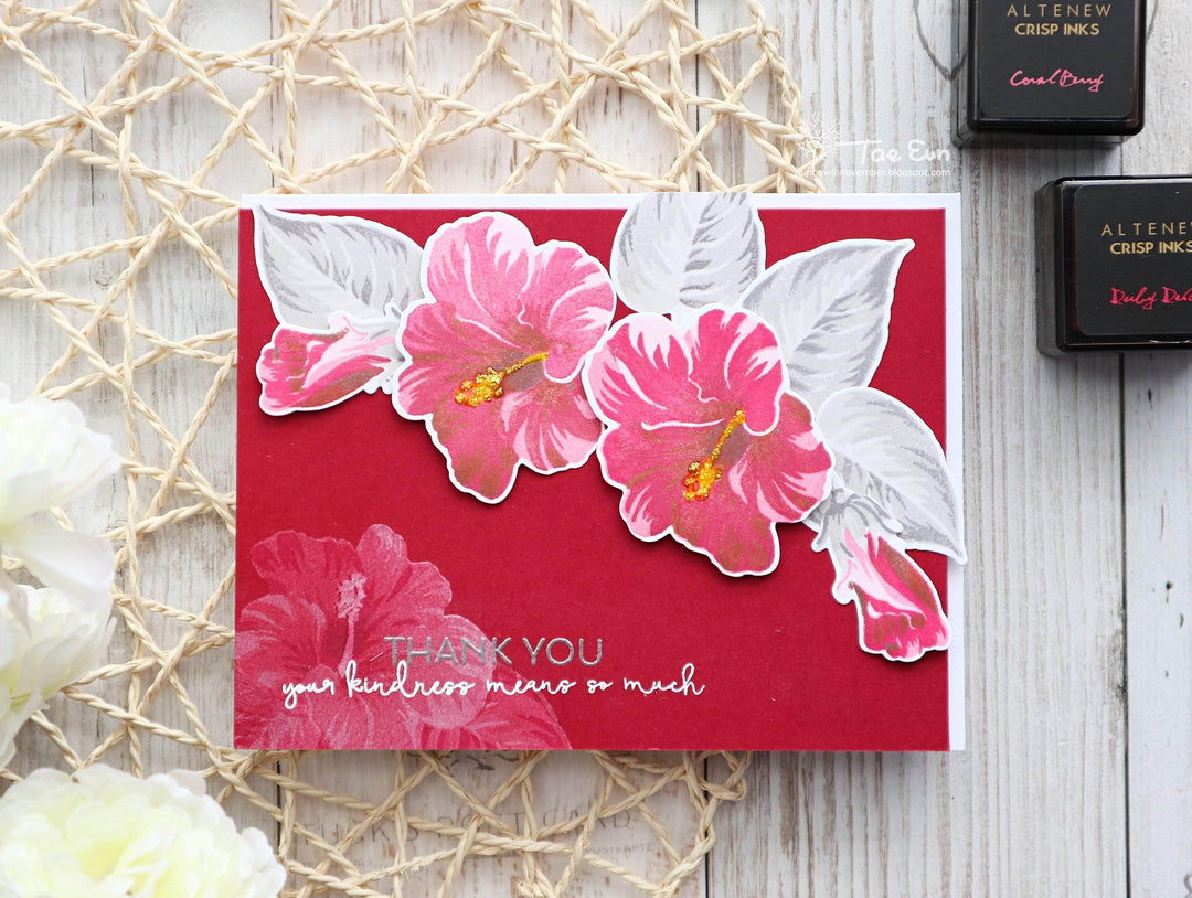 Altenew Build-A-Flower Set Build-A-Flower: Hibiscus Layering Stamp & Die Set