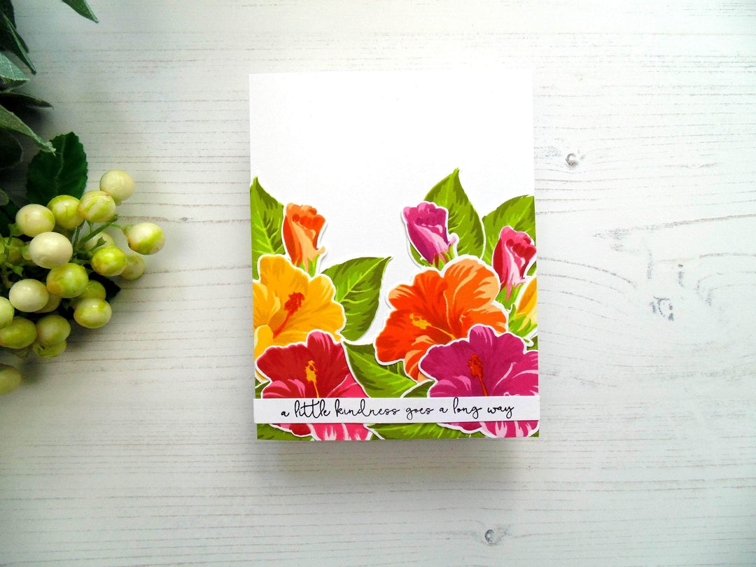 Altenew Build-A-Flower Set Build-A-Flower: Hibiscus Layering Stamp & Die Set