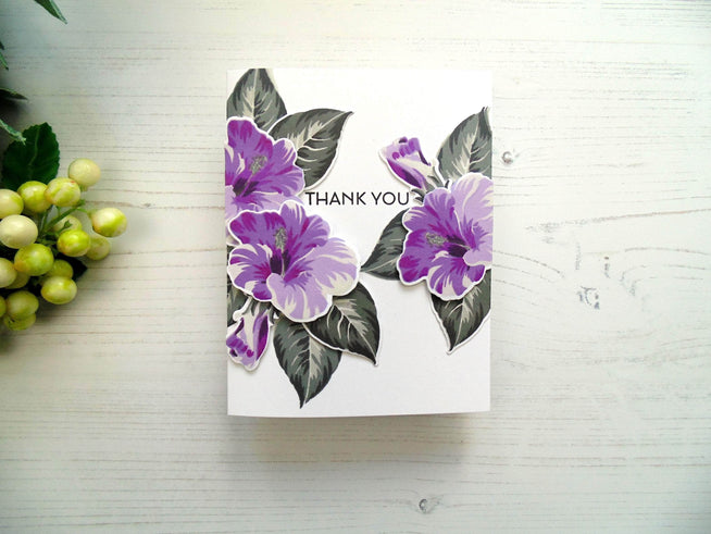 Altenew Build-A-Flower Set Build-A-Flower: Hibiscus Layering Stamp & Die Set