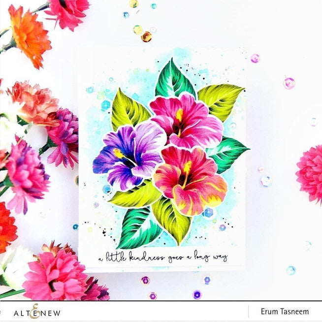 Altenew Build-A-Flower Set Build-A-Flower: Hibiscus Layering Stamp & Die Set