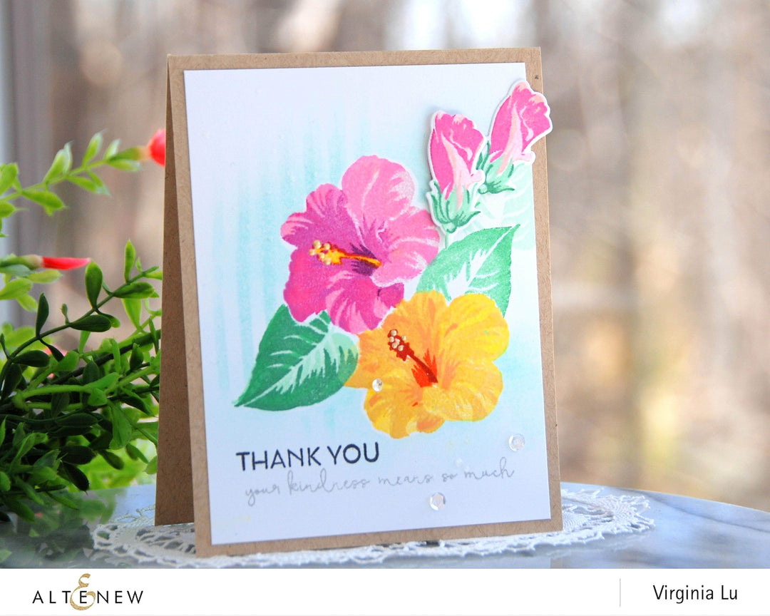 Altenew Build-A-Flower Set Build-A-Flower: Hibiscus Layering Stamp & Die Set