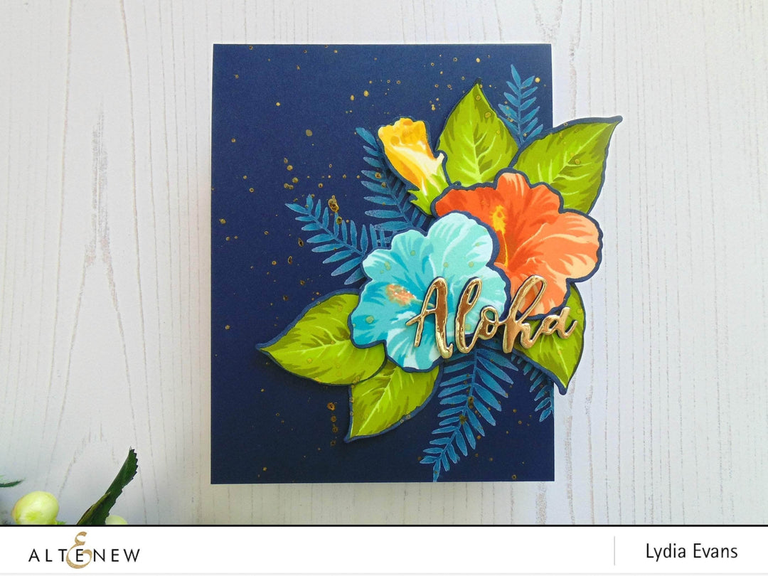 Altenew Build-A-Flower Set Build-A-Flower: Hibiscus Layering Stamp & Die Set