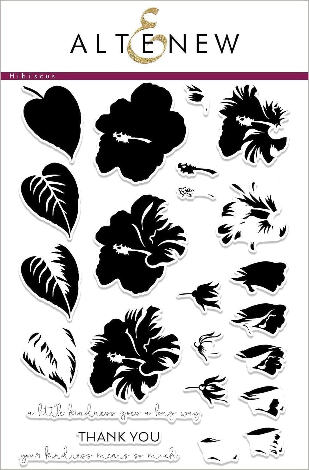 Altenew Build-A-Flower Set Build-A-Flower: Hibiscus Layering Stamp & Die Set