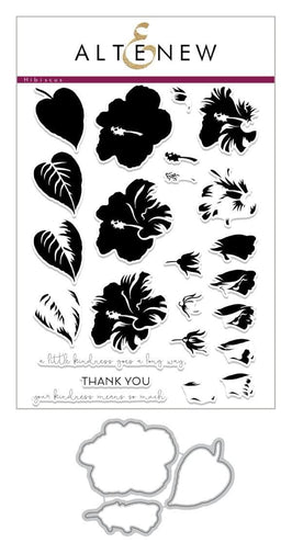 Altenew Build-A-Flower Set Build-A-Flower: Hibiscus Layering Stamp & Die Set
