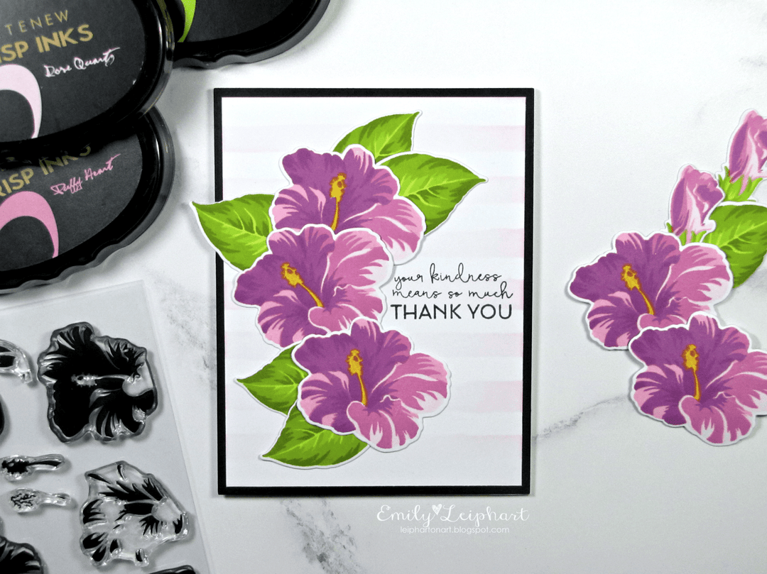 Altenew Build-A-Flower Set Build-A-Flower: Hibiscus Layering Stamp & Die Set
