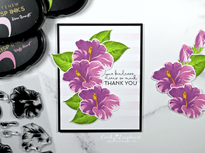 Altenew Build-A-Flower Set Build-A-Flower: Hibiscus Layering Stamp & Die Set