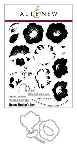 Altenew Build-A-Flower Set Z - Build-A-Flower: Morning Glory Layering Stamp & Die Set