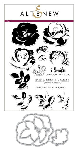 Altenew Build-A-Flower Set Build-A-Flower: Rose Layering Stamp & Die Set