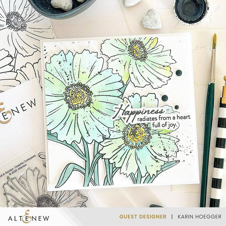 Altenew Build-A-Garden Bundle Build-A-Garden: Cheerful Coreopses & Add-on Die Bundle