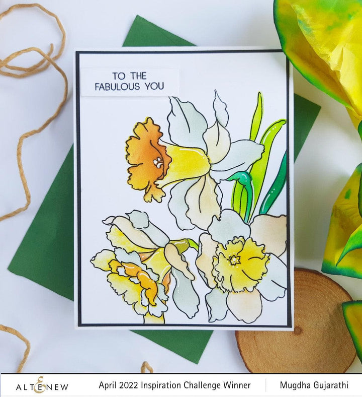 Altenew Build-A-Garden Bundle Build-A-Garden: Daffodil Delight & Add-on Die Bundle