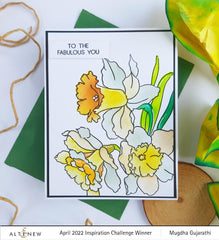 Altenew Build-A-Garden Bundle Build-A-Garden: Daffodil Delight & Add-on Die Bundle