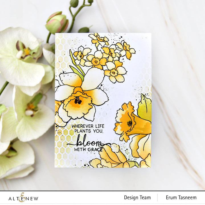 Altenew Build-A-Garden Bundle Build-A-Garden: Daffodil Delight & Add-on Die Bundle