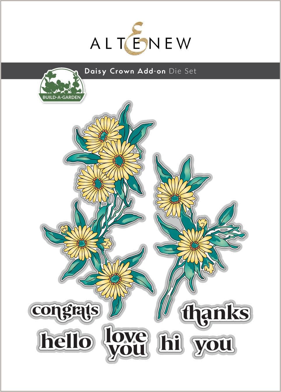 Build-A-Garden: Daisy Crown & Add-on Die Bundle