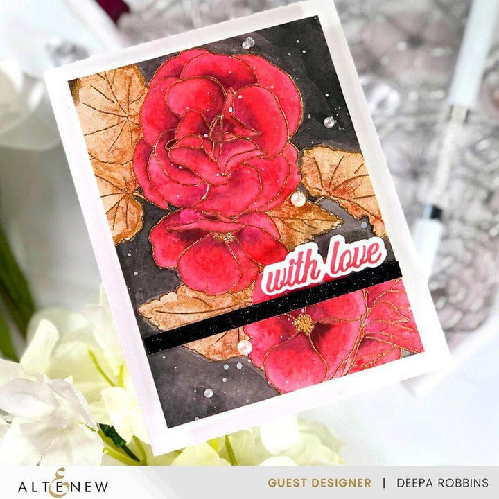 Altenew Build-A-Garden Bundle Build-A-Garden: Frilly Begonia & Add-on Die Bundle