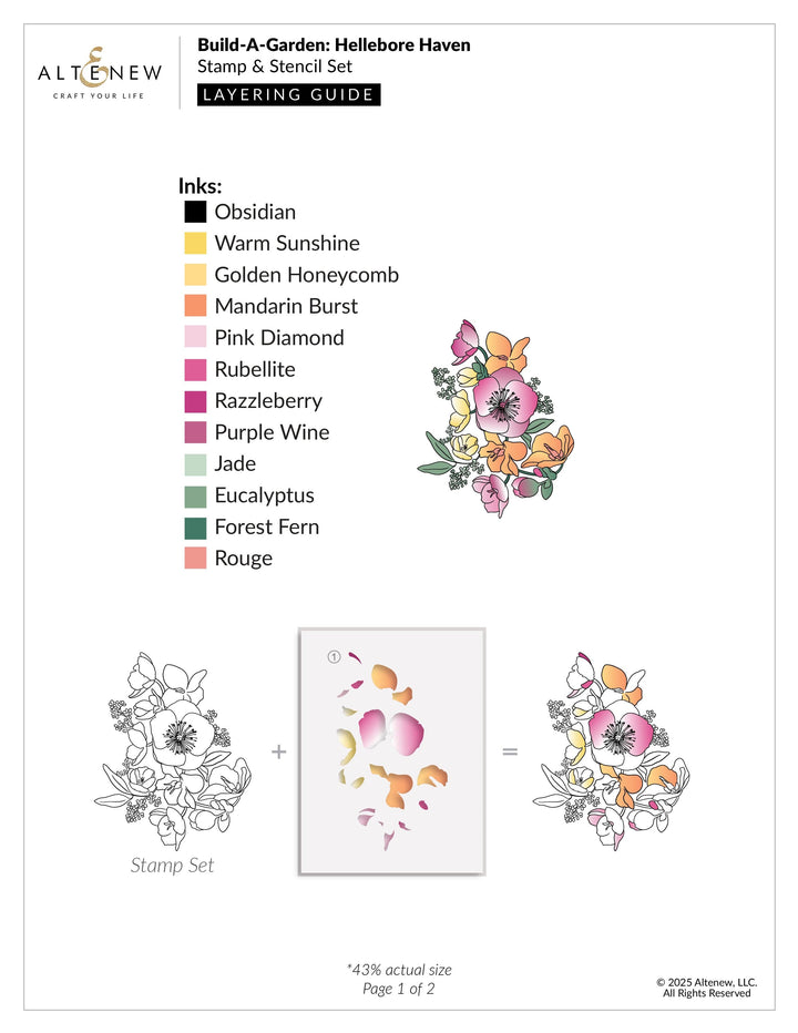 Build-A-Garden: Hellebore Haven & Add-on Embossing Folder Bundle