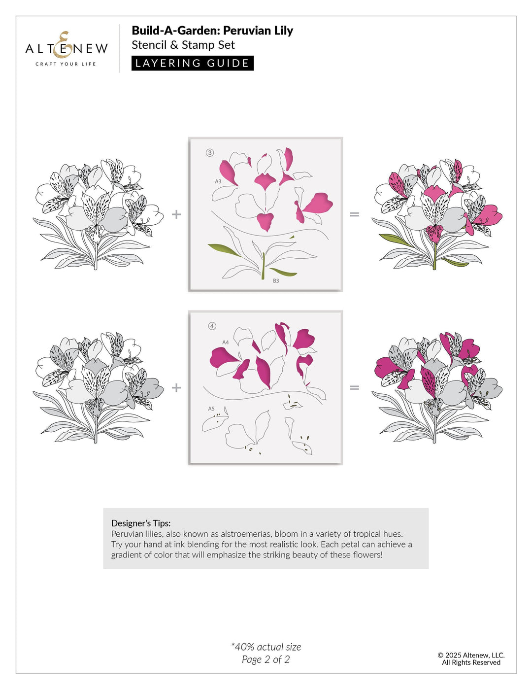 Build-A-Garden: Peruvian Lily & Add-On Die Bundle