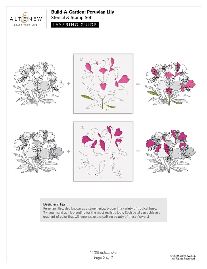 Build-A-Garden: Peruvian Lily & Add-On Die Bundle