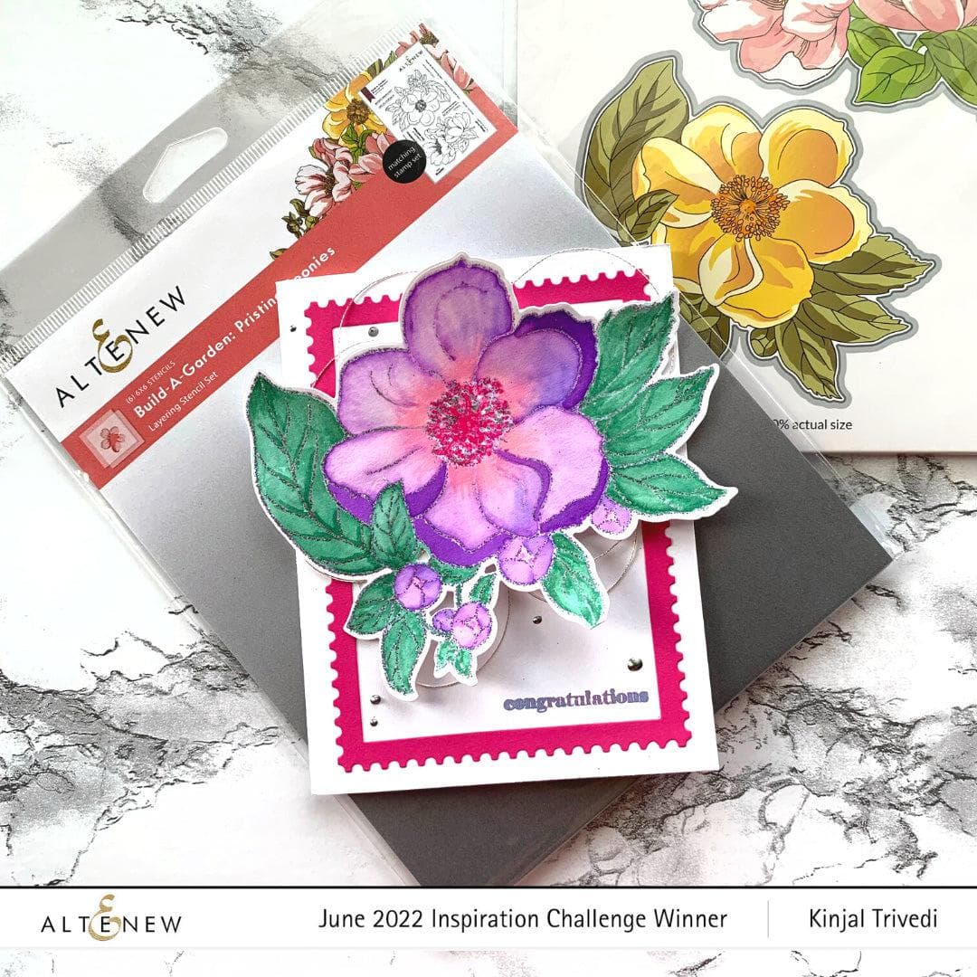 Altenew Build-A-Garden Bundle Build-A-Garden: Pristine Peonies & Add-On Die Bundle