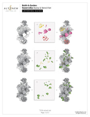 Altenew Build-A-Garden Bundle Build-A-Garden: Sweet Lilies & Add-on Die Bundle